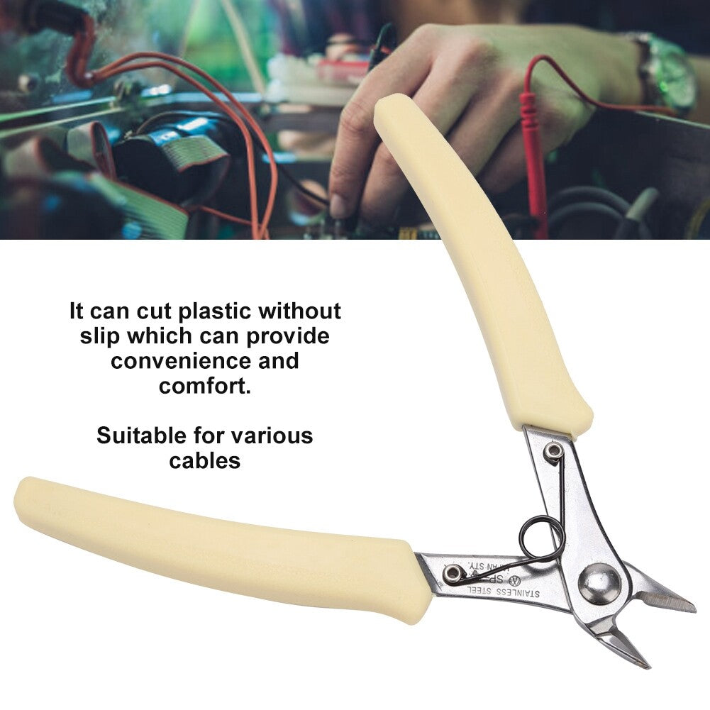 ya 25 107F1 Electronic Diago l Pliers Cable Side Cutting Nippers Wire Cutters New