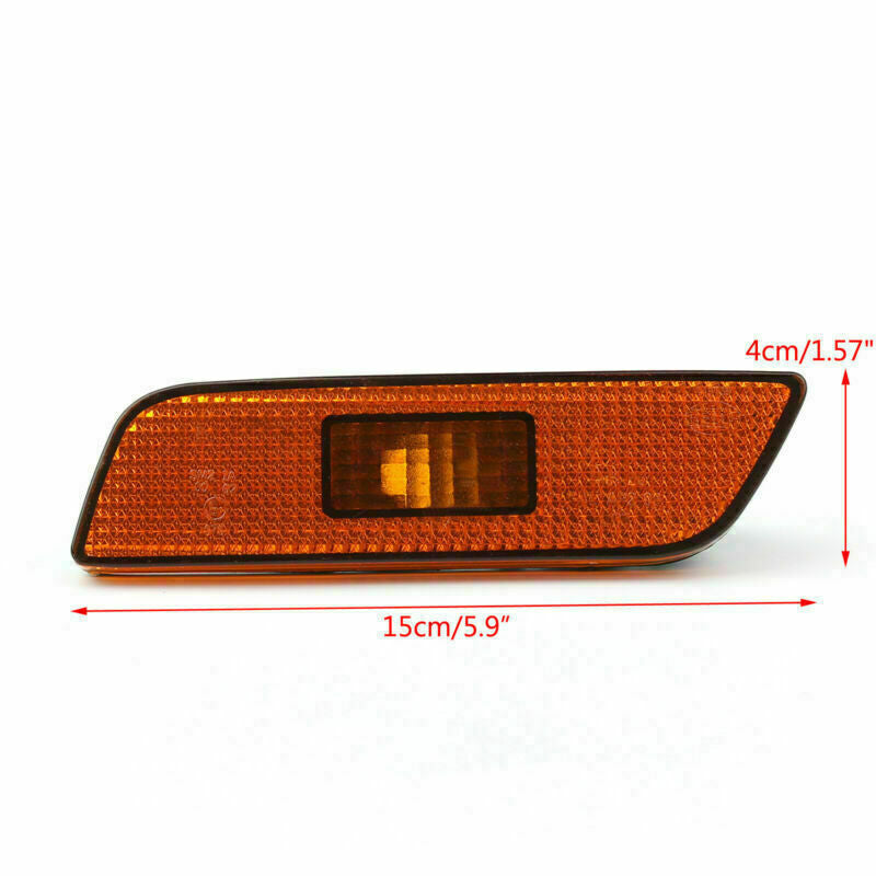 ya 1 8.5.2 1PC Front Bumper Side Marker Light Amber LEFT Side Fits for VOLVO S80 1998-2006