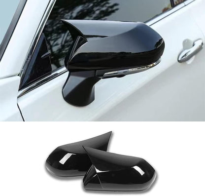 ya 11 10.28 GLOSS BLACK SIDE WING MIRROR COVER CAPS FOR 2018-2020 for CAMRY LE SE XLE X