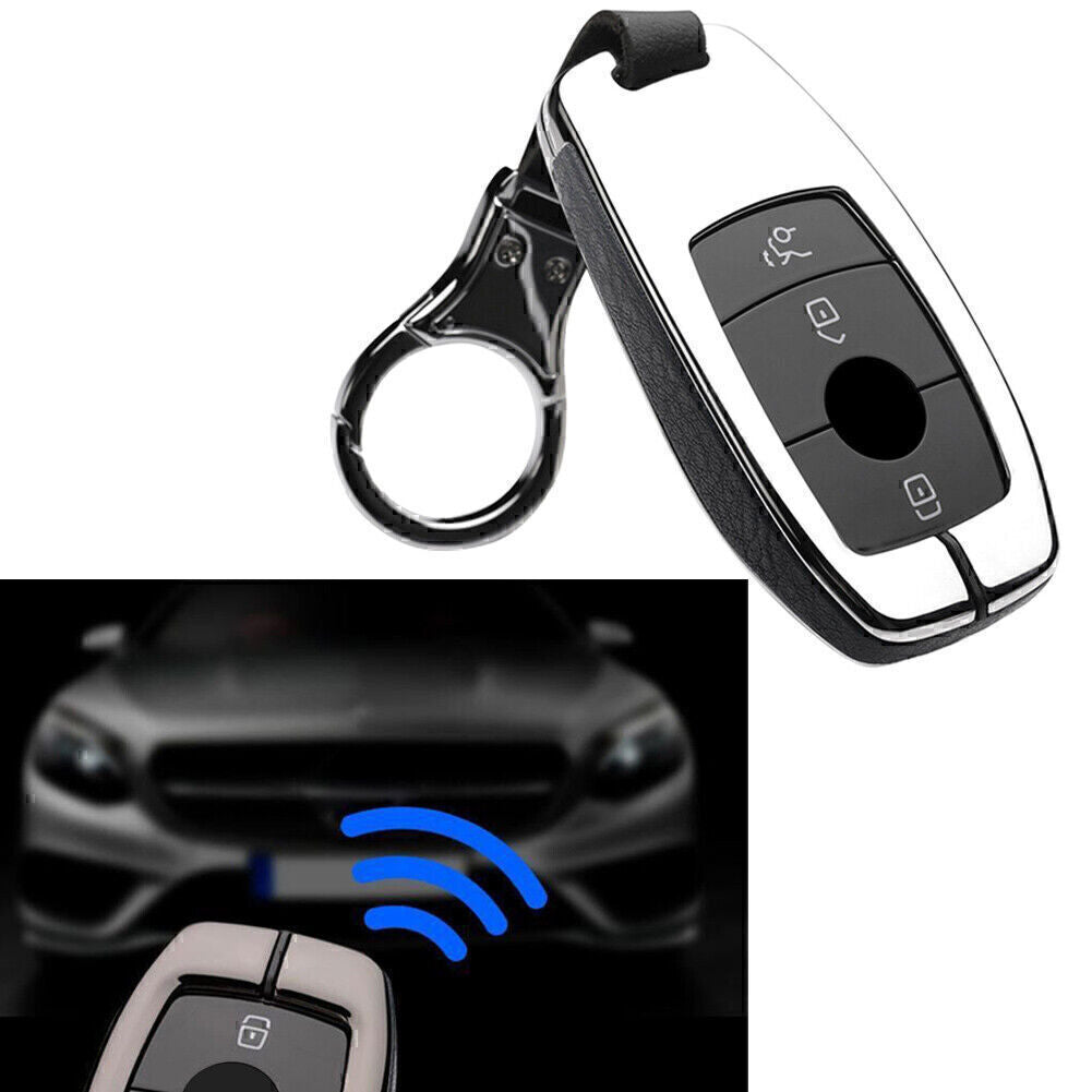 ya 5 8.7 Remote for Smart Key Fob Shell Cover Fit for Mercedes-benz V A B C E G S Class Red Car