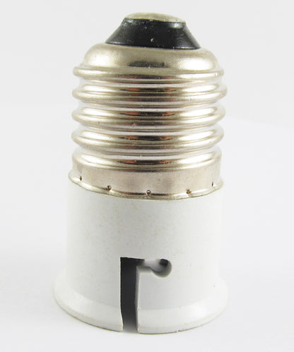 ya 14 2pcs E27 Male to B22 Female Socket Base LED Halogen CFL Light Bulb Lamp Adapter