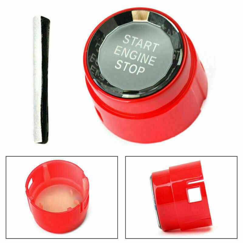 ya 1 8.5.1 Red Start Stop Engine Button Switch Cover Crystal For F Chassis F30/F10