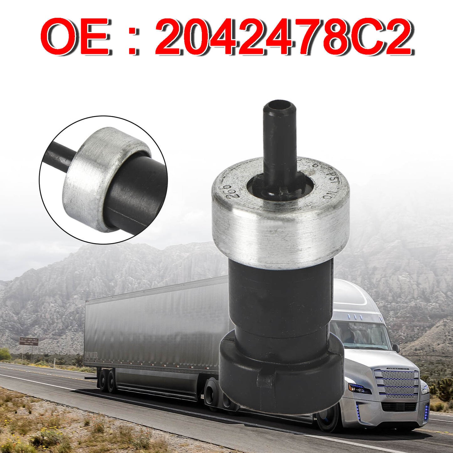 ya 1 8.5.1 ATP International Low Pressure Air Brake Switch 2042478C2 for Advance Truck