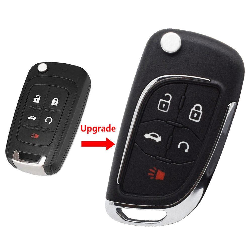 ya 5 8.7 Car Key Fob Cover Shell Remote 5 Button for Chevrolet Caprice Impala for GMC Terrain
