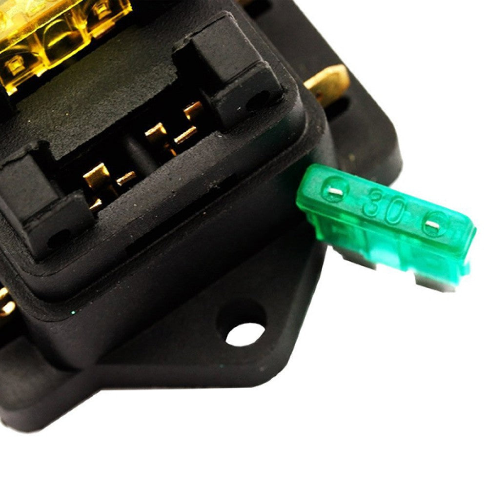 ya 5 8.7 Fuse Holder Box Amp Block Automotive Replacement Holders 4-Way Circuit