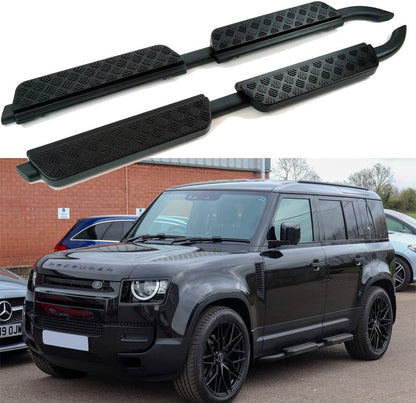 ya 5 8.7 Running Boards for Land Rover for Defender 110 130 2020-2023 Side Steps Nerf Bars