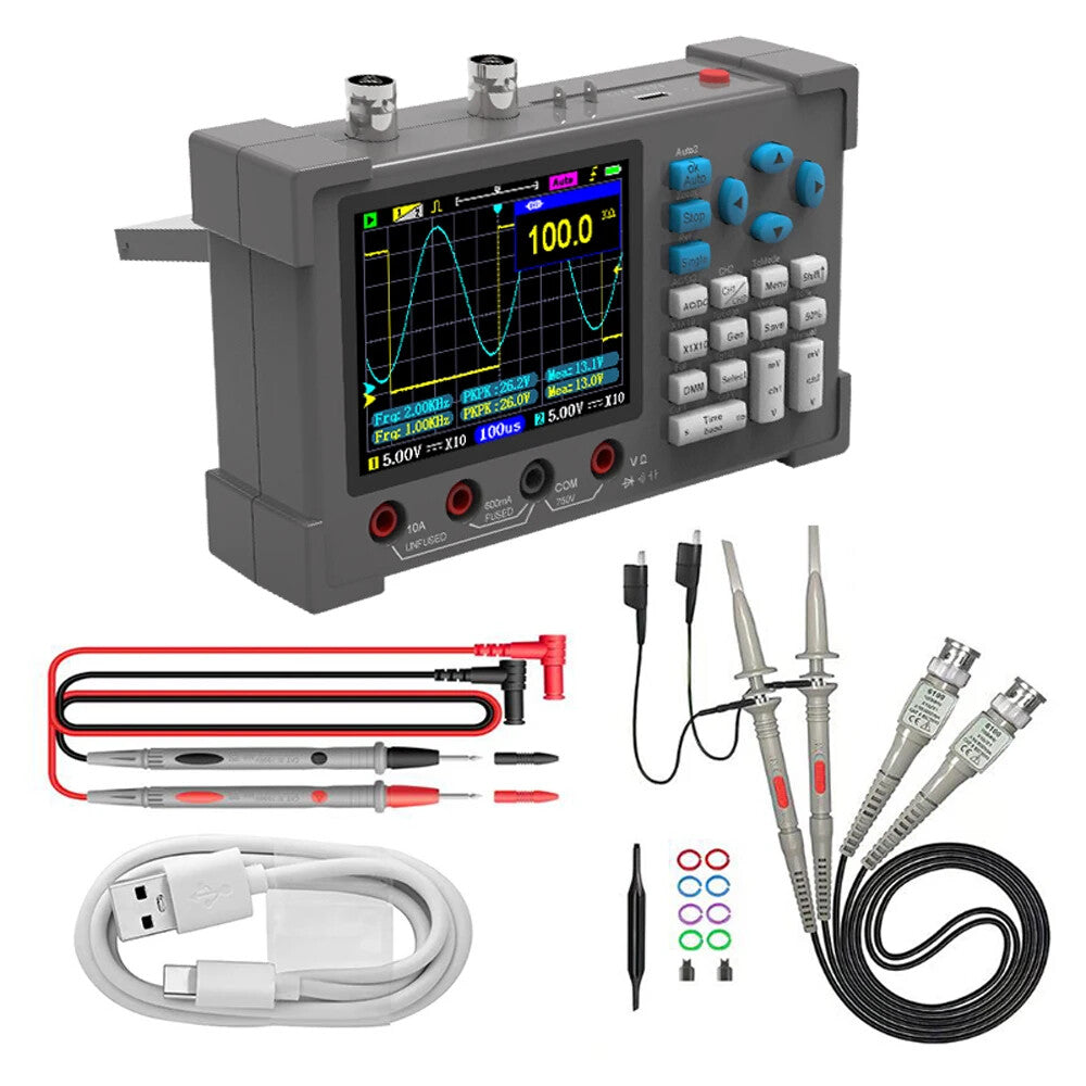 Handheld Oscilloscope Bandwidth Dual Channel Oscilloscope Waveform Table
