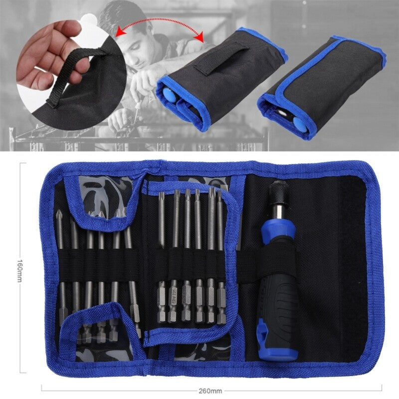 ya 26 Multipurpose Screwdriver Bits Set 25-piece for Extra Long Security Bit Set 5 Siz