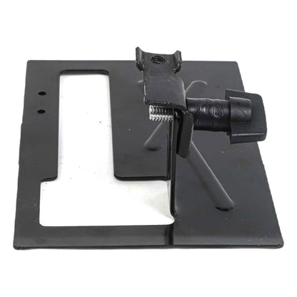 ya 17 2pcs Angle Grinder Stand Set with Adjustable Cutting Bracket Black Steel