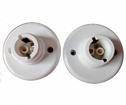 ya 14 Wired B22 Socket Bayonet Base LED Bulb Lamp Holder Adapter For UK/US/AU/EU Home
