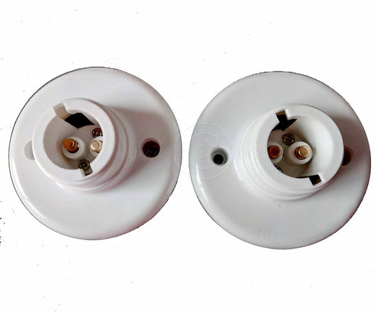 ya 14 Wired B22 Socket Bayonet Base LED Bulb Lamp Holder Adapter For UK/US/AU/EU Home
