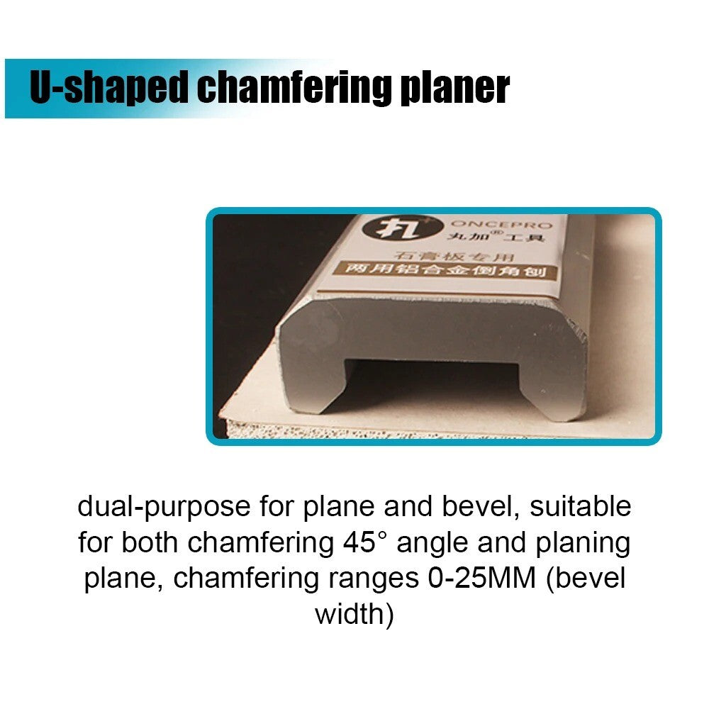 ya 25 Alloy Plane Planer Plasterboard Chamfering Planer Wood Edges Trimming Tool