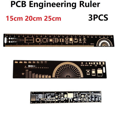ya 14 Versatile Capacitor IC Diode Measuring Tool 3PCS Set with PCB Ruler