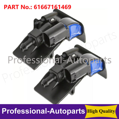 ya 5 8.7 2PCS Windscreen Washer Spray Nozzle Spray Jet for BMW X5 2006-2010 61667161469