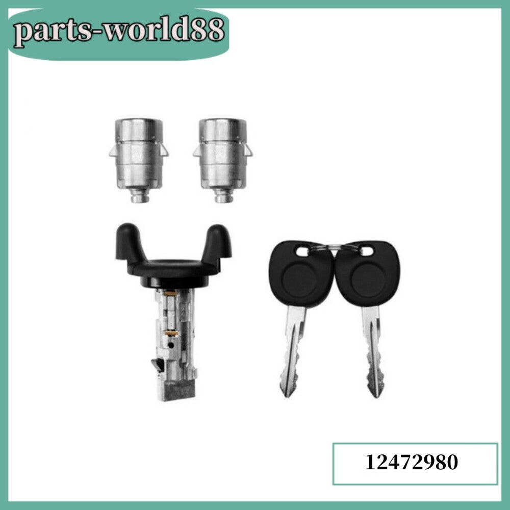 ya 1 8.5.1 Ignition Switch Door Lock Cylinder 2 Keys for Chevy Tahoe Silverado for GMC for Sierra
