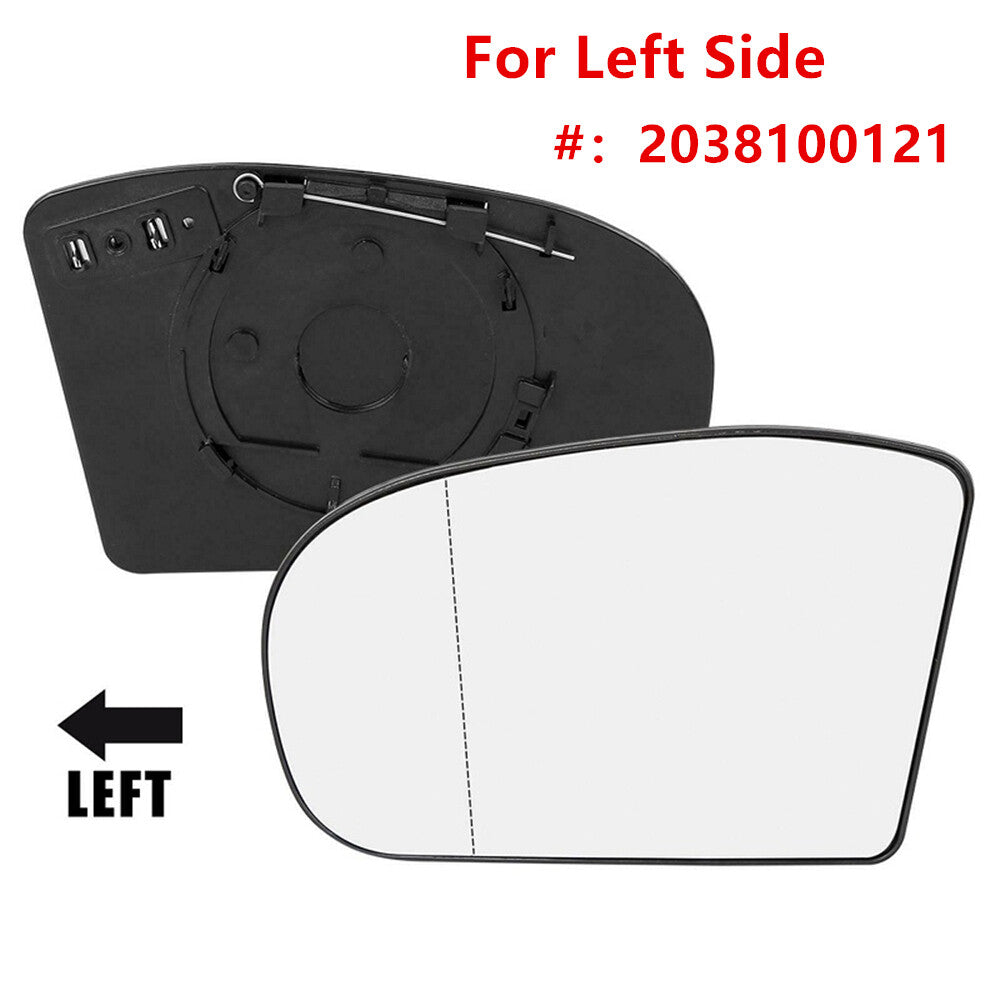 ya 2 6.29 Mirror Glass Left Side 2038100121 Replacement for Mercedes-Benz E500 E320 E350