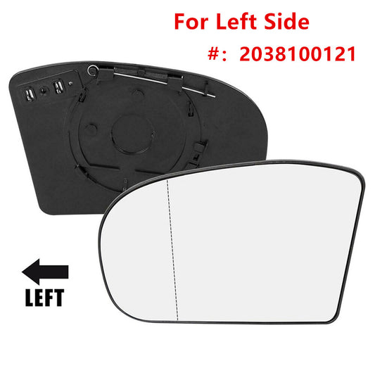 ya 2 6.29 Mirror Glass Left Side 2038100121 Replacement for Mercedes-Benz E500 E320 E350
