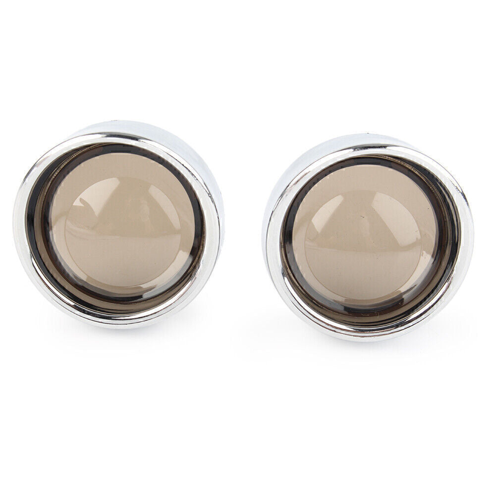 ya 5 8.7 for Harley Touring Dyna Softail 2000-up Sportster 2002-up Smoke Turn Signal Lens