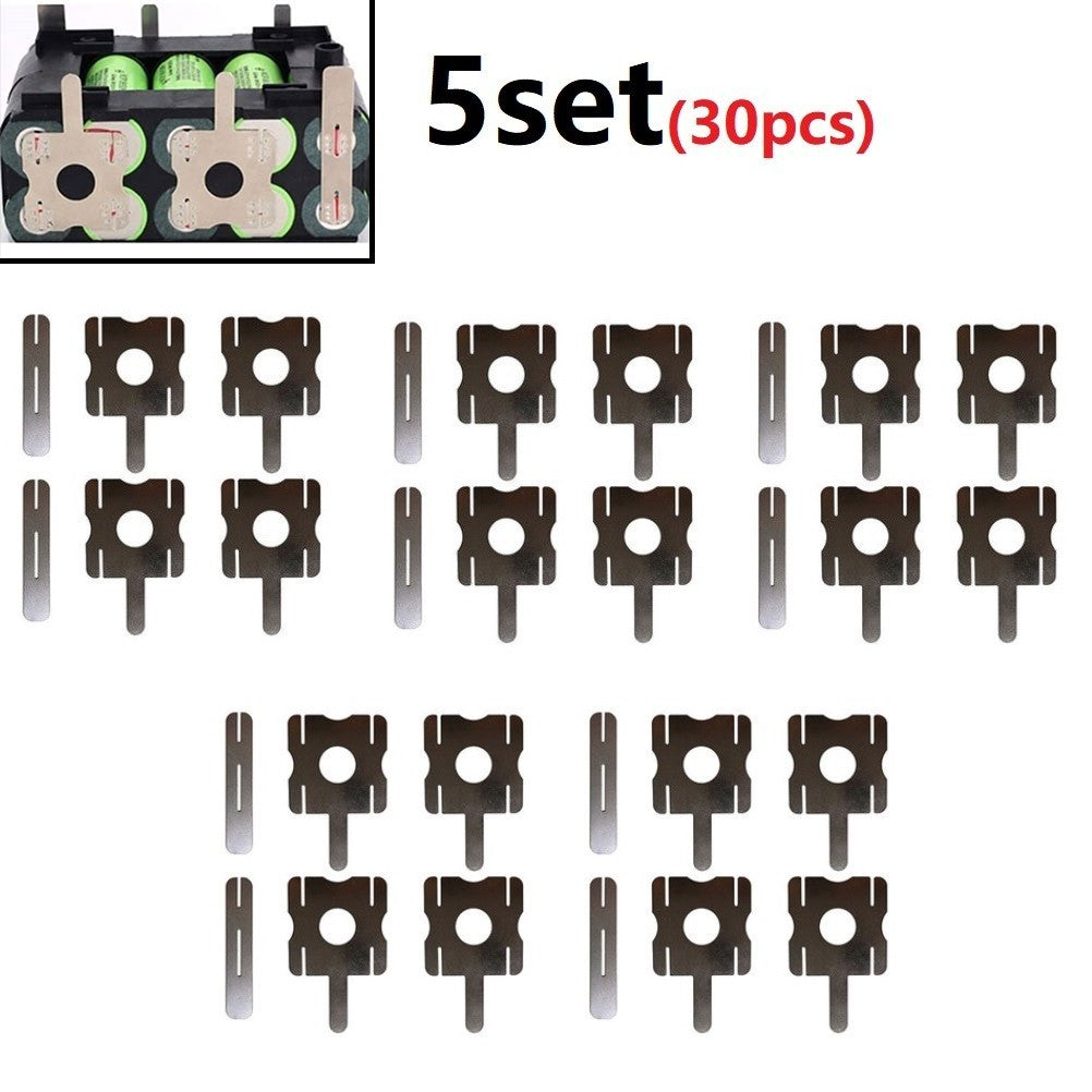 ya 25 5set(30pcs) Nickel Plated Steel Strap Strip Sheets for Battery Pack Spot Welding