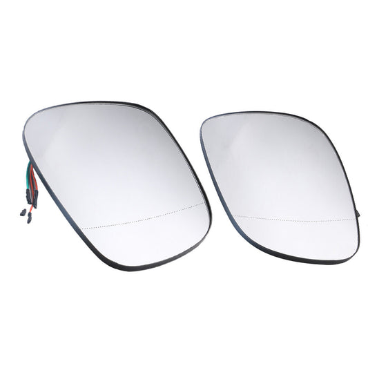 ya 3 6.25.2 Set of 2 Mirror Glass Left Right Fits for 2008-2015 for BMW X3 F25 X1 E84 Replaces