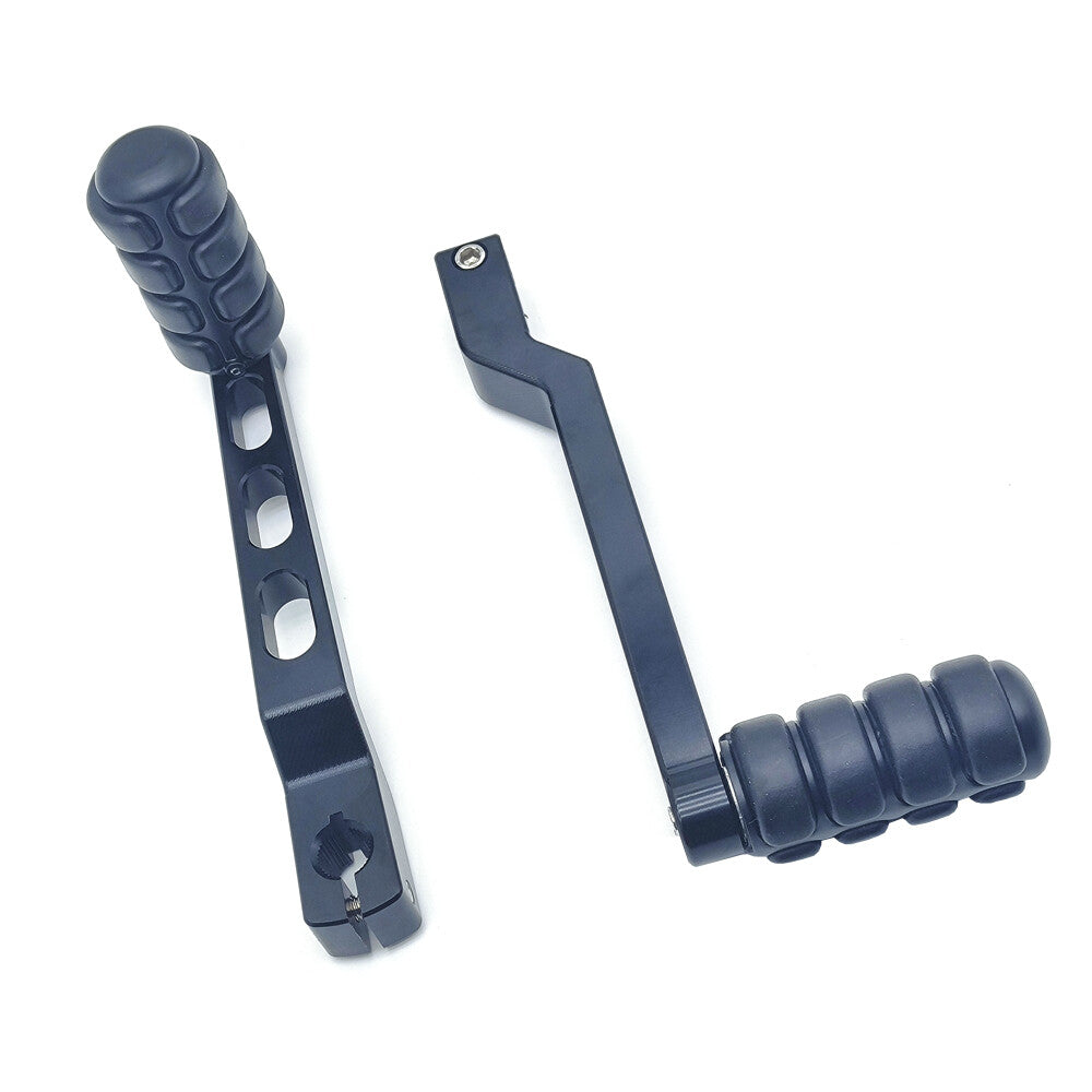 ya 5 8.7 Black heel toe gear shift lever with transmission pin for Harley Road Glide Road King