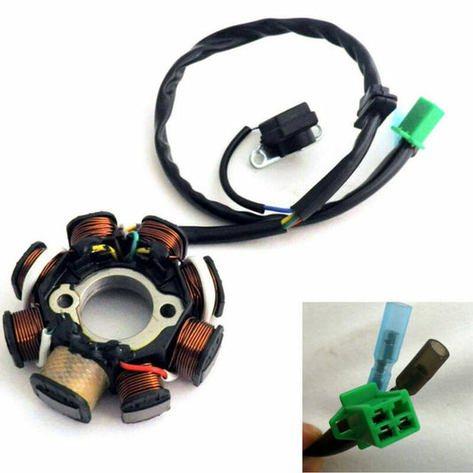 ya 3 6.23 DC Ignition Stator Magnetic Coil Generator 8 Rod for GY6 150cc 125cc Scooter ATV