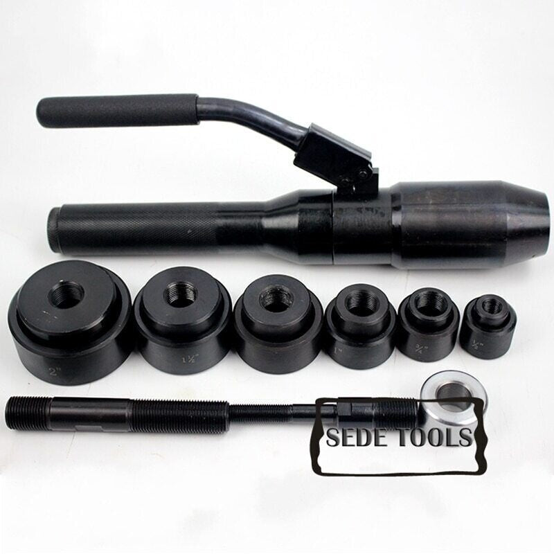 ya 26 TP-8C Hydraulic Hand Hole Punching Tool Set with 22.5-61.5mm in Mild Sheet