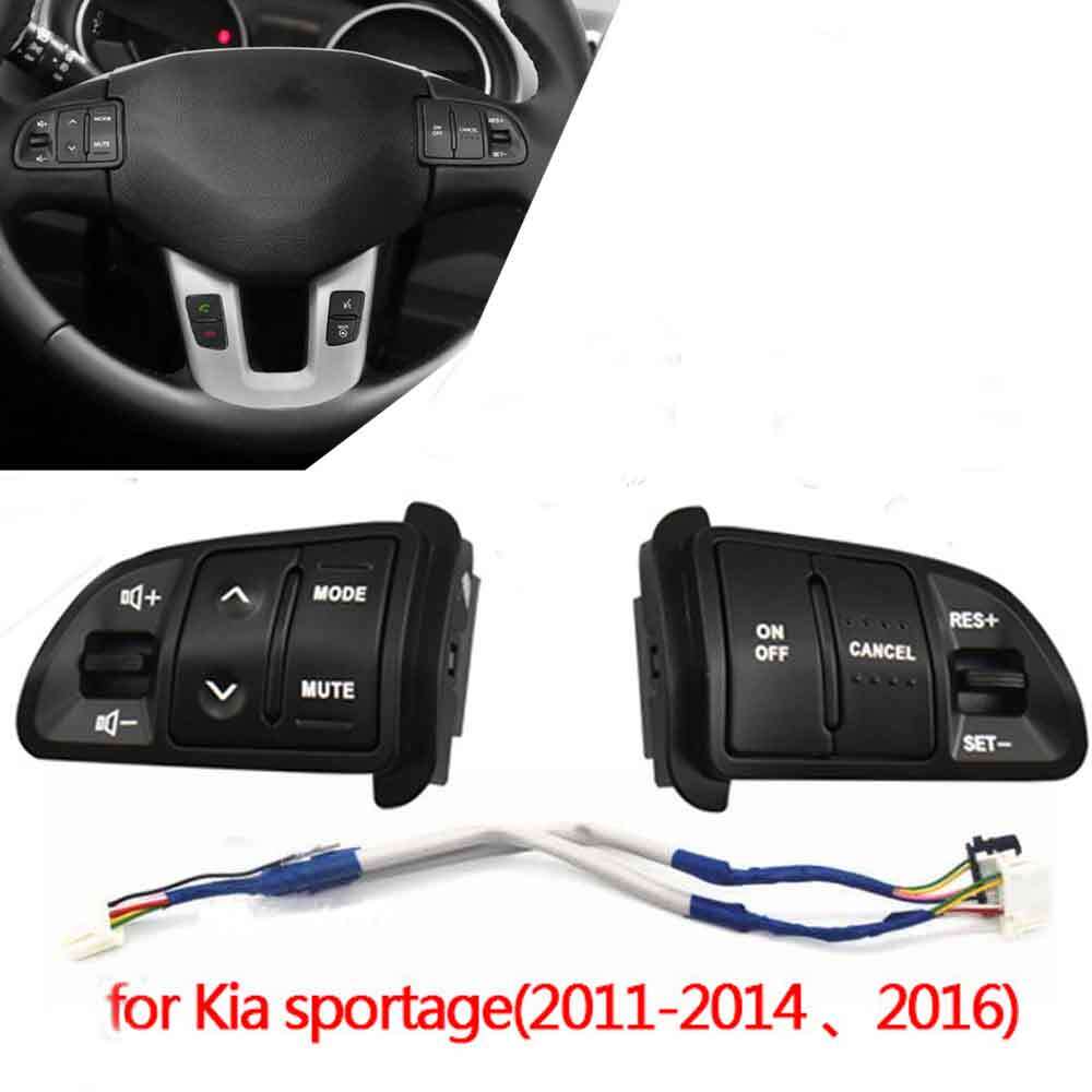 ya 1 8.5.3 for KIA 2011~2014 Steering Wheel Remote Control & Wiring Kit 3EA=1SET