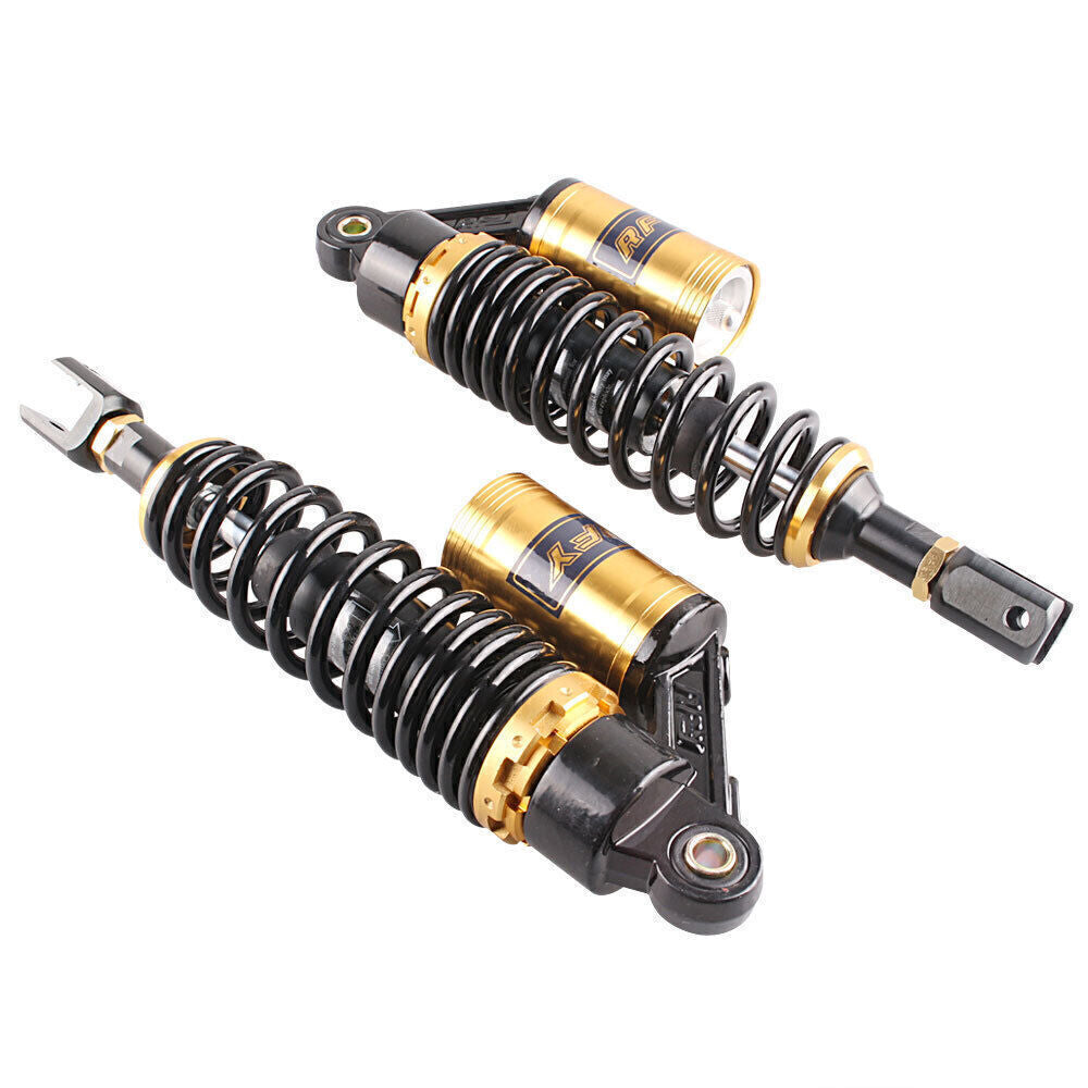 ya 5 8.7 12.5 320mm Rear Adjustable Air Shock Absorber Fit Scooters Moped Quad Gold