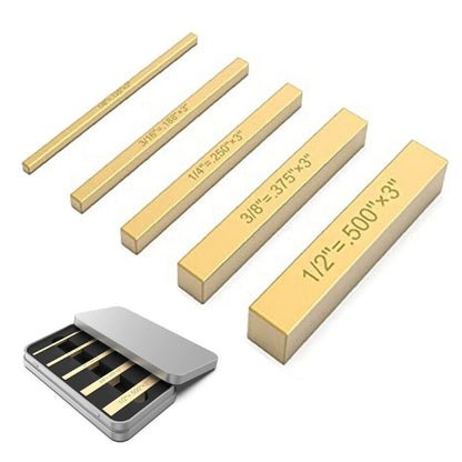 ya 26 5pcs Accurate Table Accessory for Woodworkers Bar Engraved Size Markings