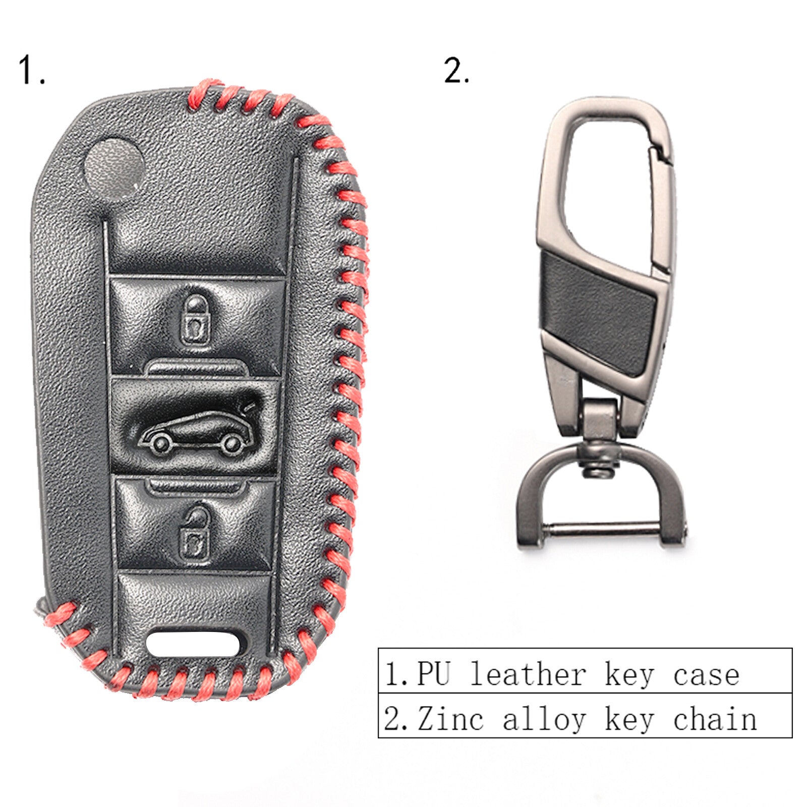 ya 5 8.7 3Button Remote Car Key Case Cover Shell Protector for Peugeot 301 508 2014 2015