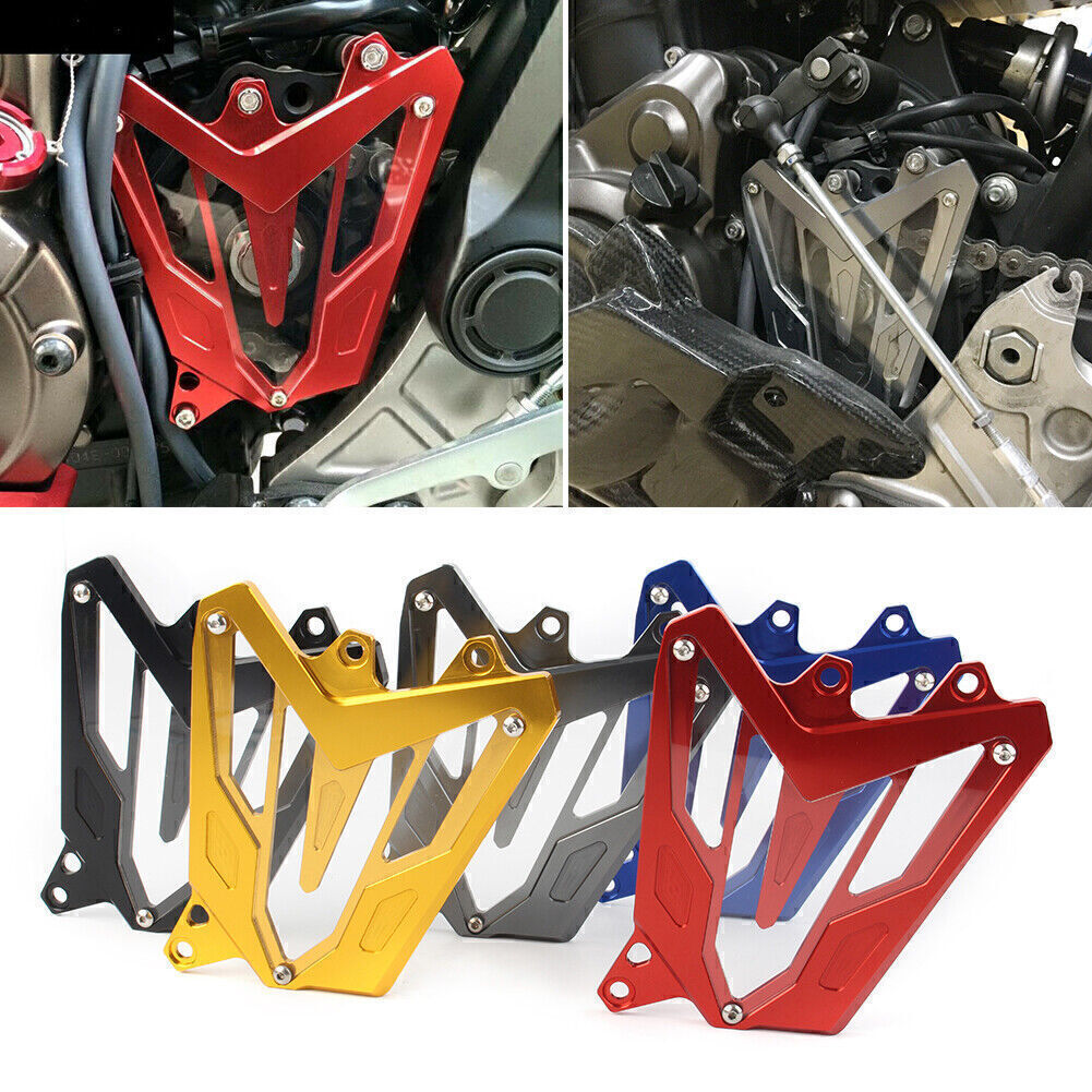 ya 5 8.7 for Yamaha FZ-07 MT-07 2014 2015+ Front Sprocket Chain Cover Protector Aluminum
