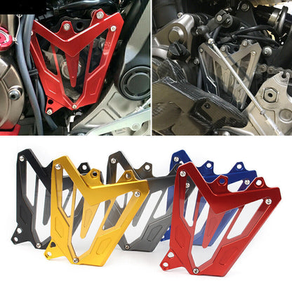 ya 5 8.7 for Yamaha FZ-07 MT-07 2014 2015+ Front Sprocket Chain Cover Protector Aluminum