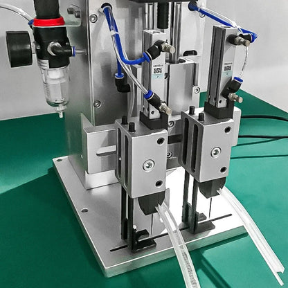 ya 26 Twin Needle Labelling Machine Needle Gluer Automatic Label Electric Hangtags