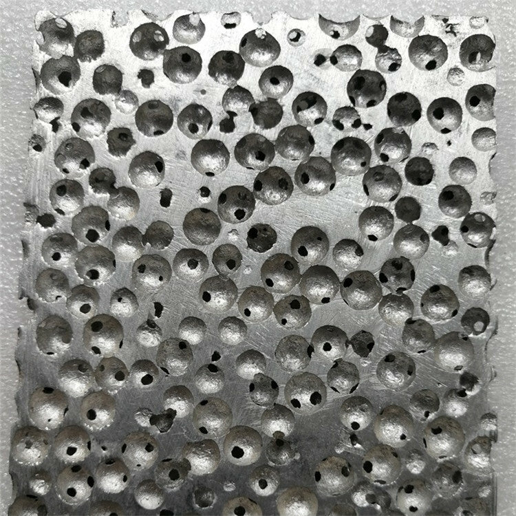 1pcs Foam Metal Aluminium Al Foam Plate Sheet Size 100*100mm Spherical open cell
