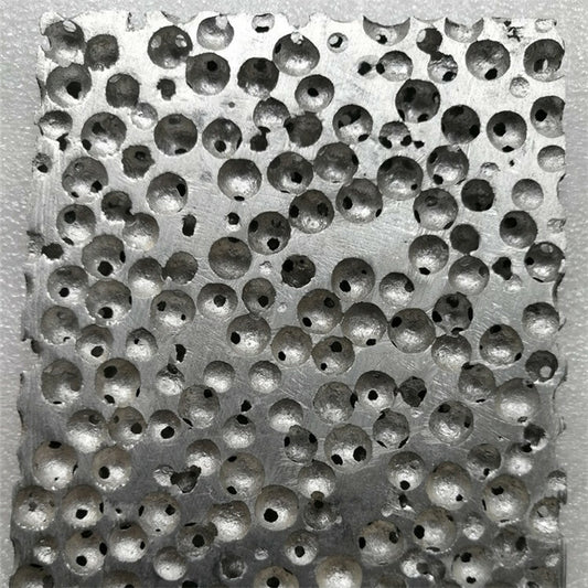 1pcs Foam Metal Aluminium Al Foam Plate Sheet Size 100*100mm Spherical open cell