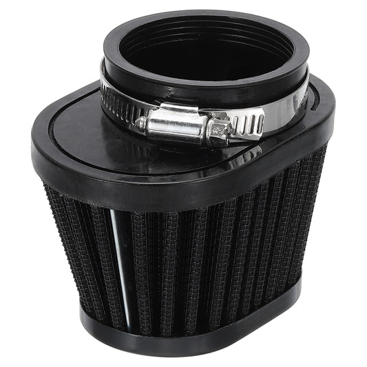 ya 8 5.26 51mm Air Filter Mushroom Head Oval Motorcycle Clamp on Air Engine Filter Black
