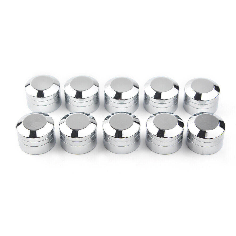 ya 1 7.4 CNC Chrome Inner 9mm Schrauben Motor Bolt Topper Cap Cover Fit for Harley