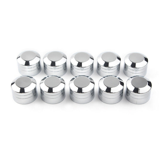 ya 1 7.4 CNC Chrome Inner 9mm Schrauben Motor Bolt Topper Cap Cover Fit for Harley
