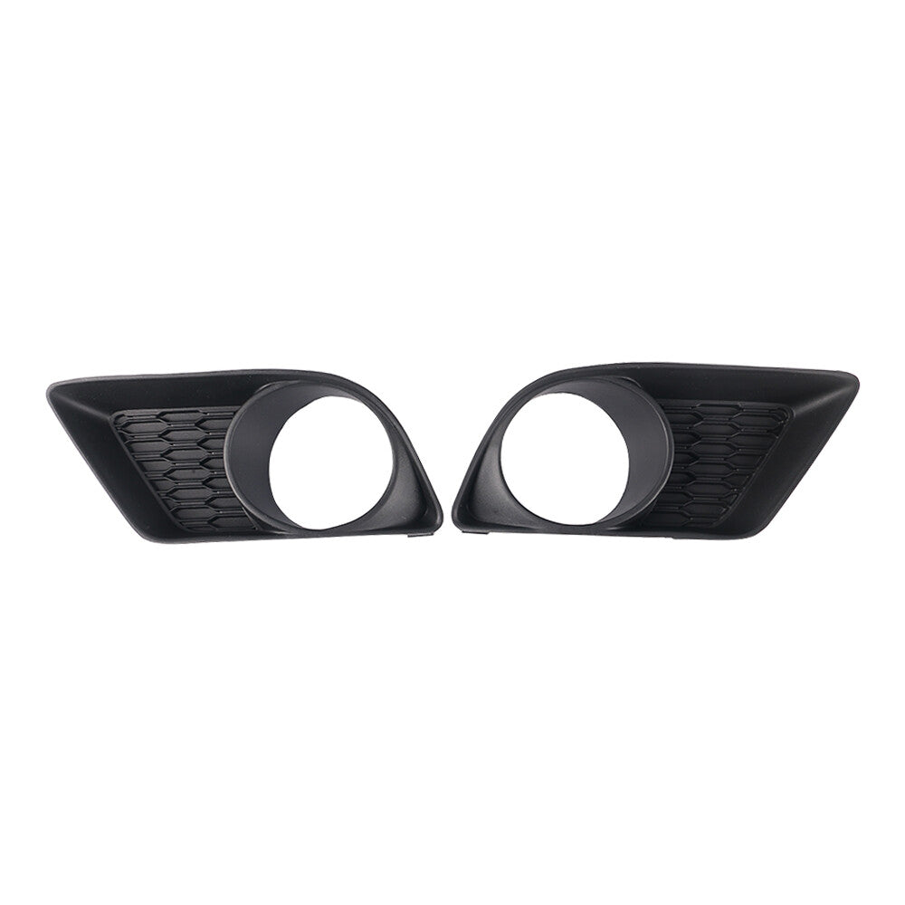 ya 13 5.27.2 2Pcs Front Fog Light Cover Bezel Black Left+Right For 2011-2014 for Charger