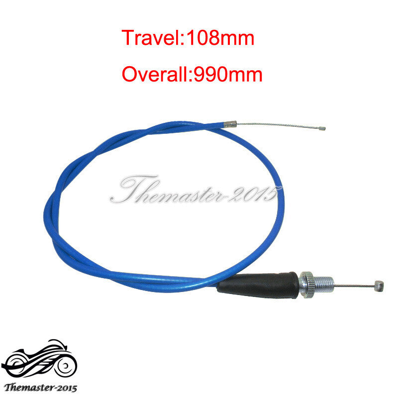 ya 2 6.30 Blue Gas Twist Throttle Cable For 50 110 125 140 150 155 160cc Pit Dirt Bike SSR