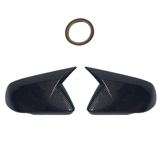 ya 1 8.5.3 Suitable for 2015^2022 for Mustang Carbon Fiber M Corner Mirror Caps. ^