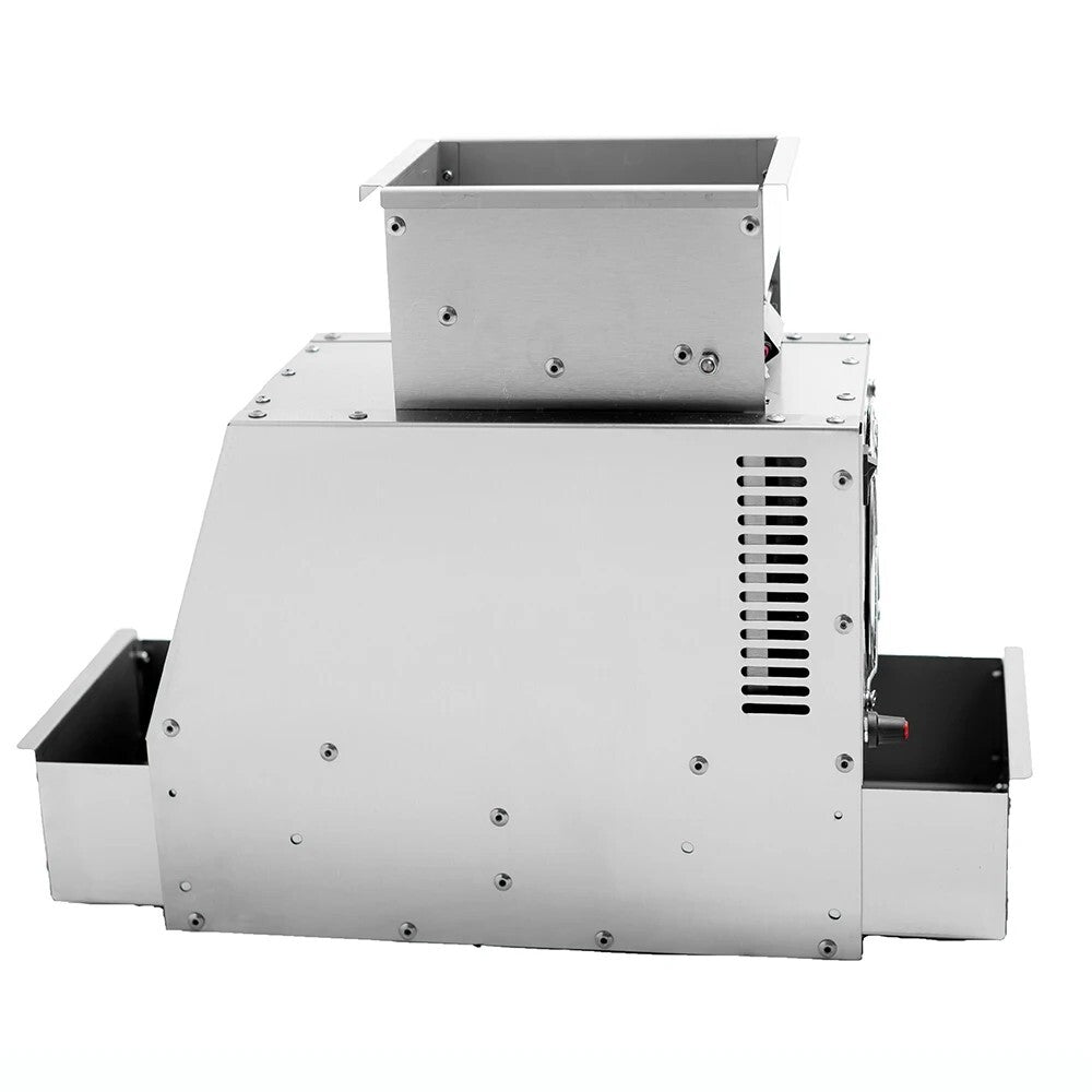 New Double Drawer Electric Grain Cleaning Winnower Grain Thrower Wind Sheller