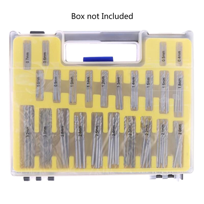 ya 25 150 Pieces Micro Twist Drill for PCB Jewelry Drill 0.4-3.2mm