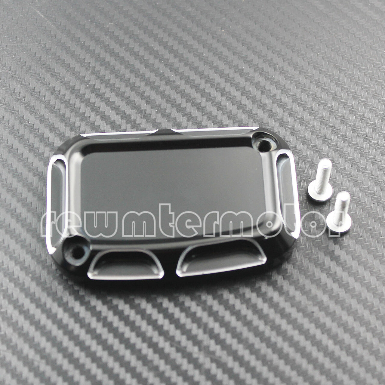 ya 4 6.17.2 Right Black Brake Master Front Cylinder Cover Fit for Harley Touring CVO VRSCD