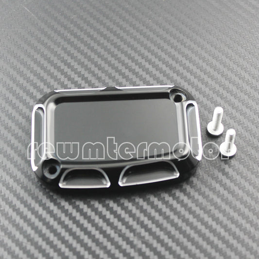 ya 4 6.17.2 Right Black Brake Master Front Cylinder Cover Fit for Harley Touring CVO VRSCD