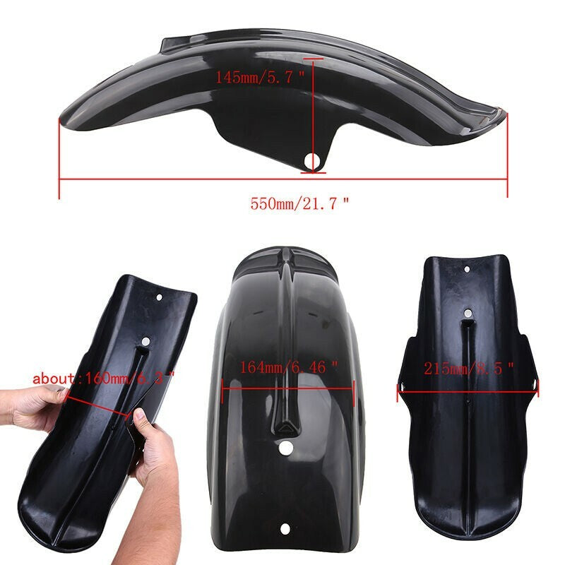 ya 5 8.7 Black Motorcycle Rear Fenders Mudguard For Chopper