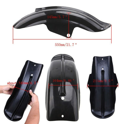 ya 5 8.7 Black Motorcycle Rear Fenders Mudguard For Chopper
