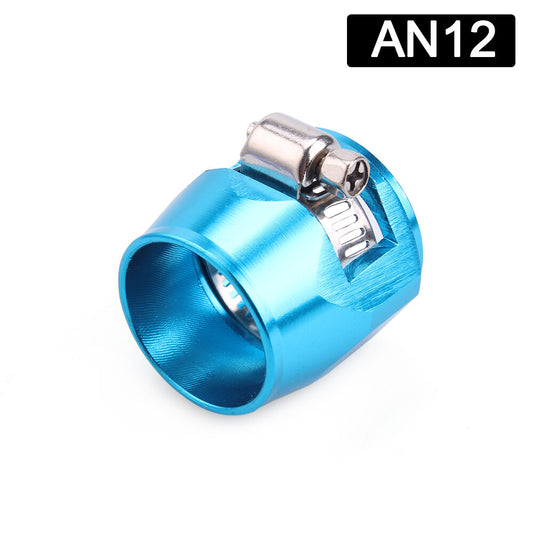 ya 2 7.16 2-Pack AN12 Automotive Fuel Hose Clamp Oil and Water Pipe Flexible Fittings Clamp Hexagonal
