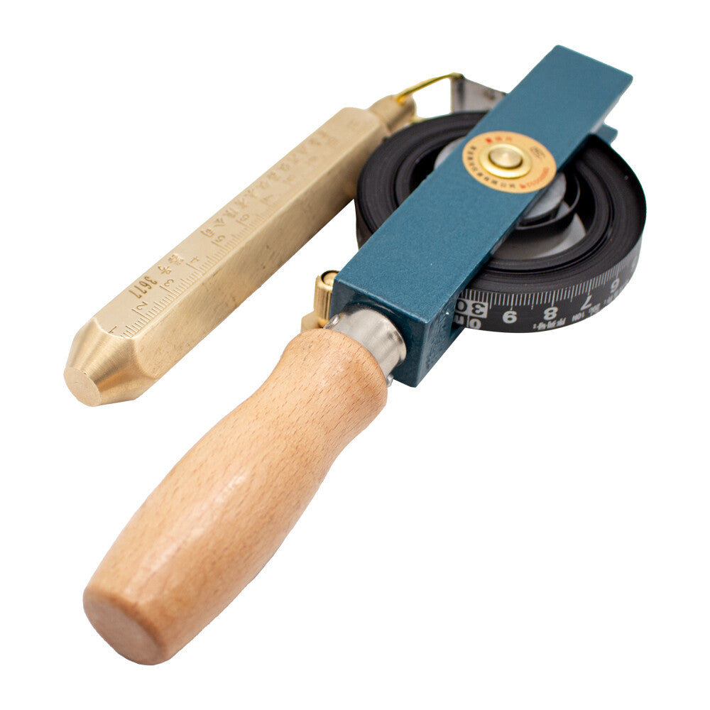 ya 26 7.28.2 Wood Handle Dipstick Oil Sounding Dip5 M 10m Copper Head Carbon Steel Tapea